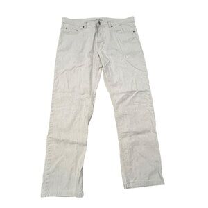 MAC Jeans Men's Light‎ Gray Linen Blend Pants 36x32
